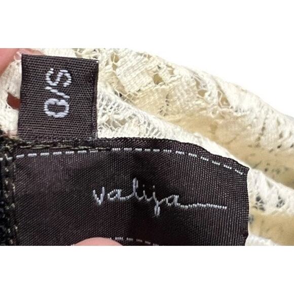 Valija Open Lace Tank Top Boho Blouse Shirt Cottage Indie Fairy Festival Hippie - Picture 6 of 7